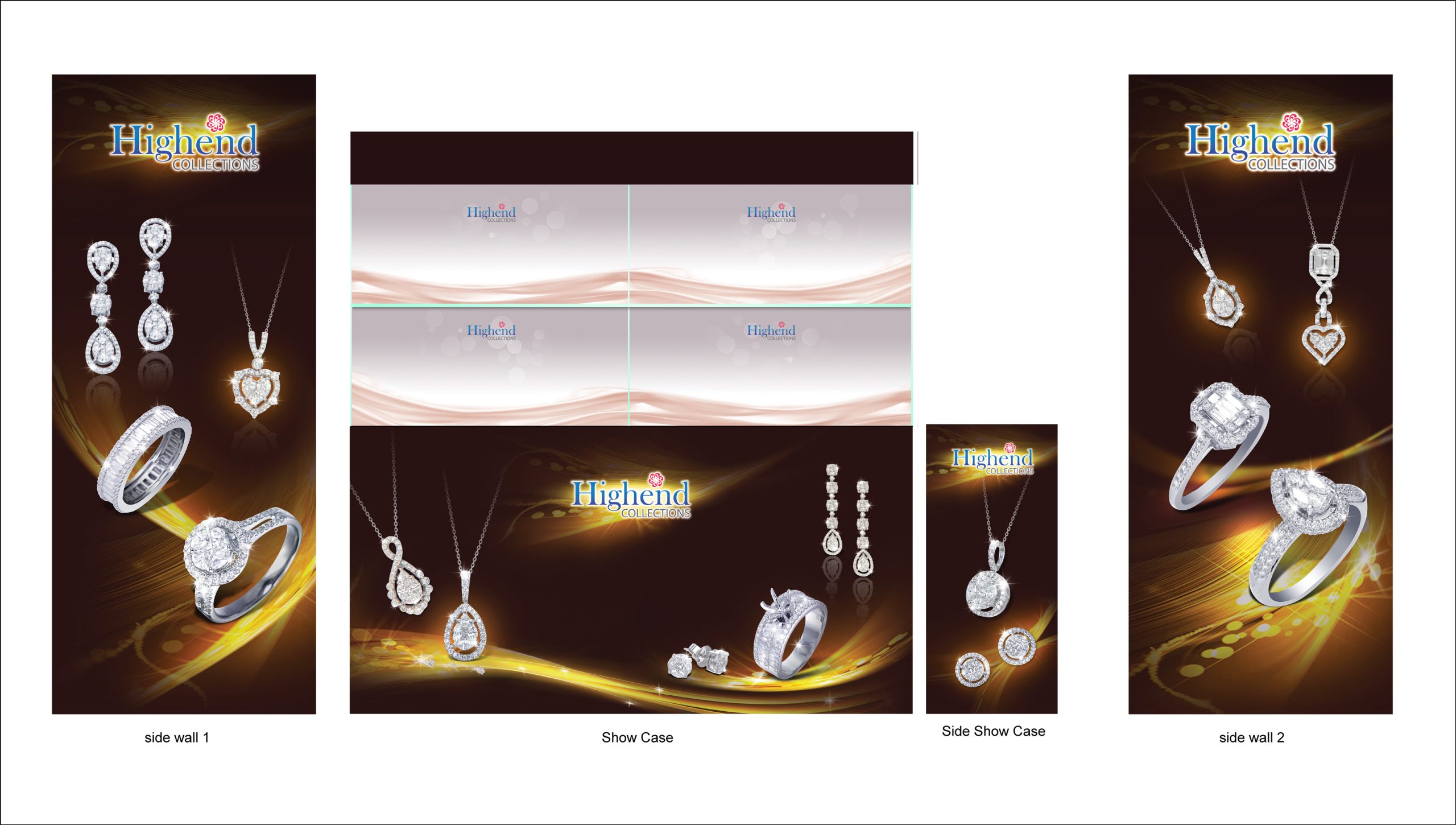 Design, Printing, Highend Collection Exhibition Booth Sticker